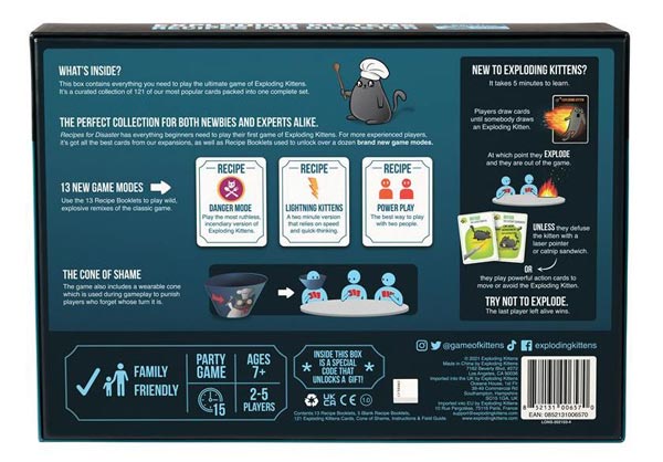 Exploding Kittens - Recipes for Disaster – Centroscuola