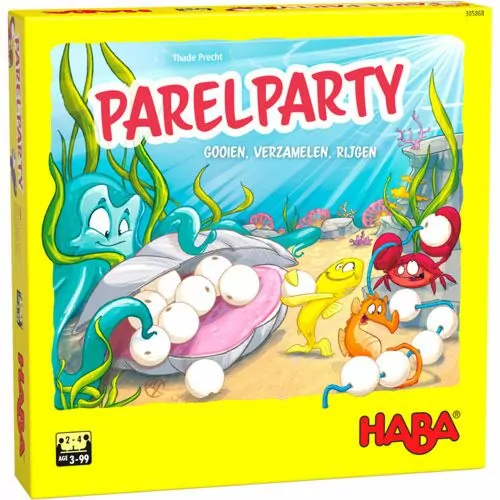 Mooie jurk onderdak contact Pearl Party game HABA