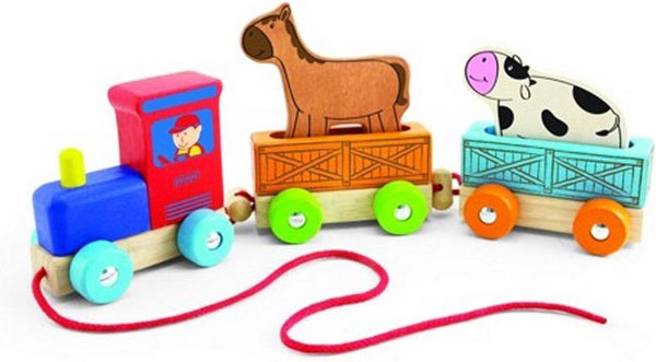 Farm Animal Train - Pintoy