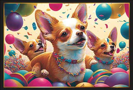 Puzzle Chihuahua Party 1000 pieces